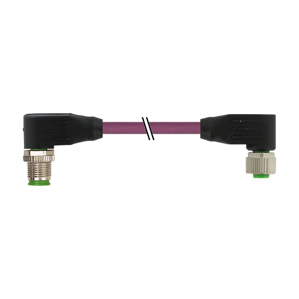 Murrelektronik M12 Y-distributor / M8 female 0 Degree, PUR 3x0.25 bk UL/CSA+drag chain 0.5m 7000-40551-8030020 - main